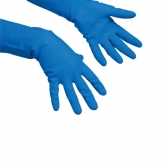 Перчатки латексные Многоцелевые S (синий)