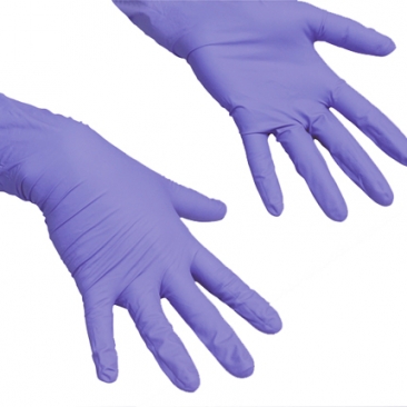 Резиновые   перчатки ЛайтТафф, S        (цена за шт.)сиреневый
