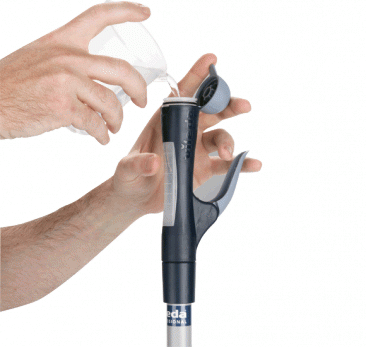 Ручка СпрейПро Инокс 145 см для держателейметаллик