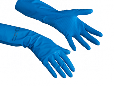 Перчатки нитриловые Комфорт М (синий)синий