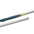 Ручка алюминиевая с цветовой кодировкой 150 см для держателей и сгонов (предыдущий артикул 506267)